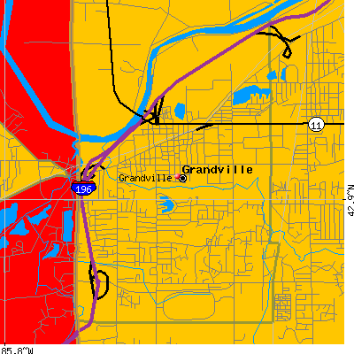 Grandville map