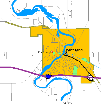Portland map