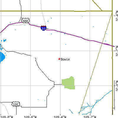 Bowie map