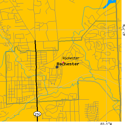 Rochester map