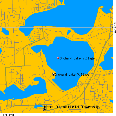Orchard Lake Village map