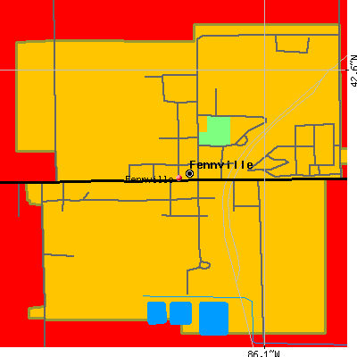 Fennville map