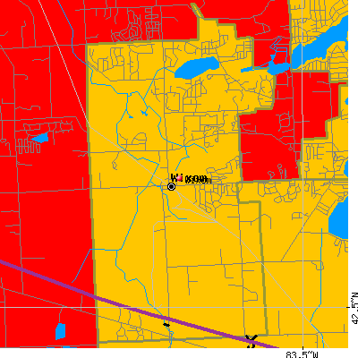 Wixom map