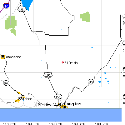 Elfrida map