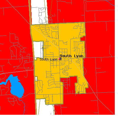 South Lyon map