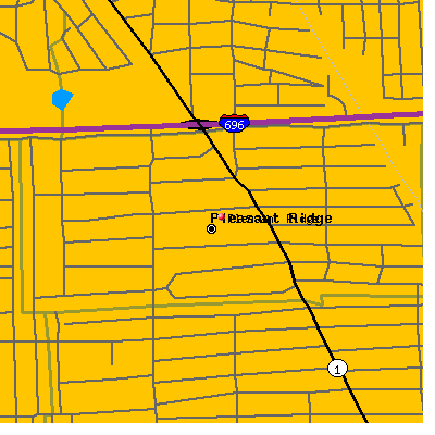 Pleasant Ridge map