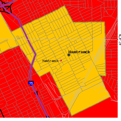 Hamtramck map