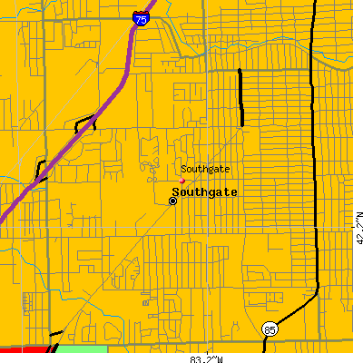 Southgate map