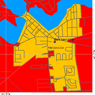 Belleville map