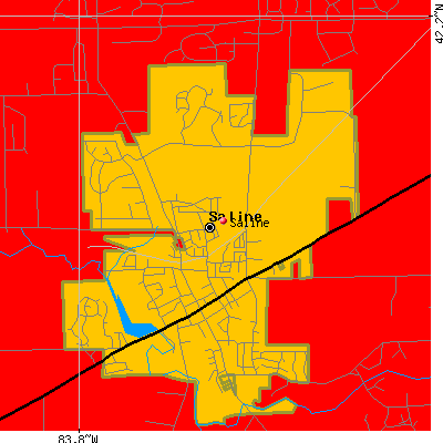 Saline map