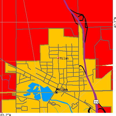 Milan map
