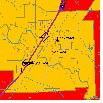 Rockwood map