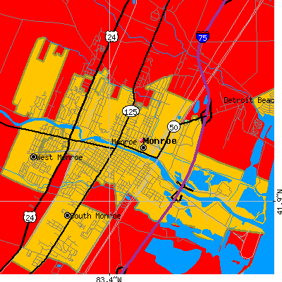 Monroe map
