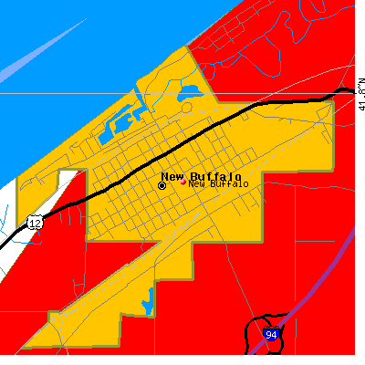 New Buffalo map