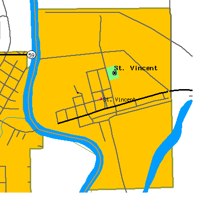 St. Vincent map
