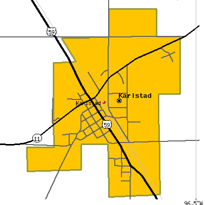 Karlstad map