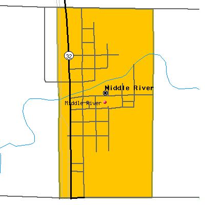 Middle River map