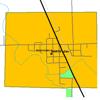 Newfolden map