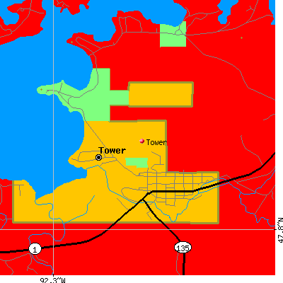 Tower map