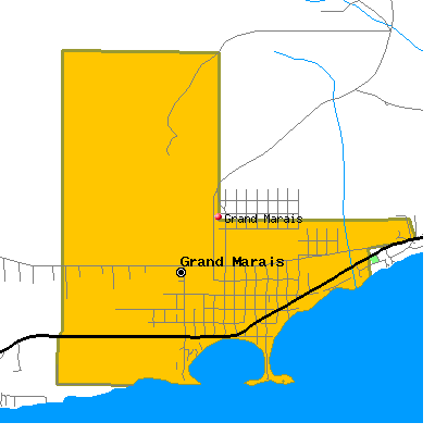 Grand Marais map