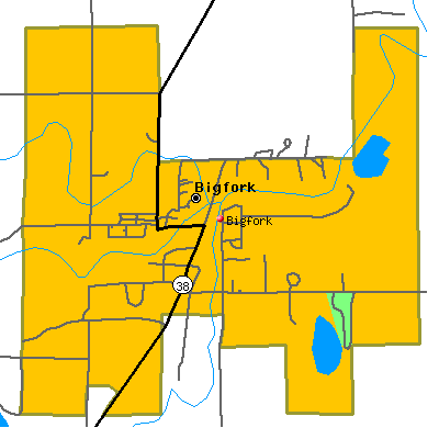 Bigfork map