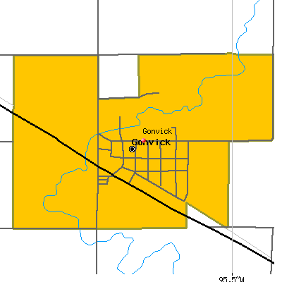 Gonvick map