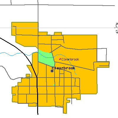Clearbrook map