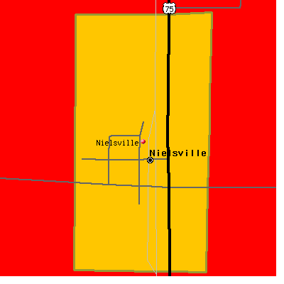 Nielsville map