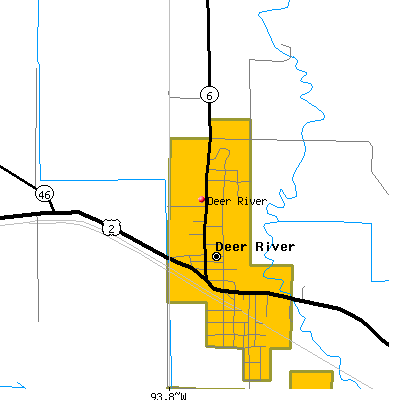 Deer River map