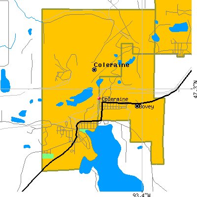 Coleraine map