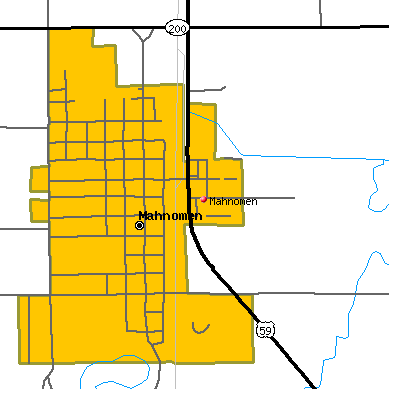 Mahnomen map