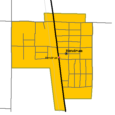 Hendrum map