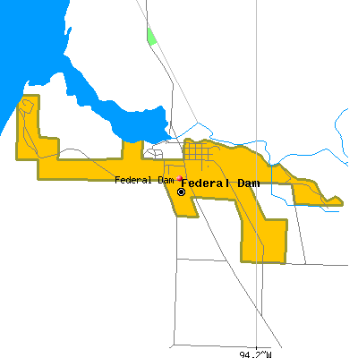 Federal Dam map