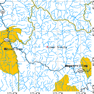 Lower Trinity map