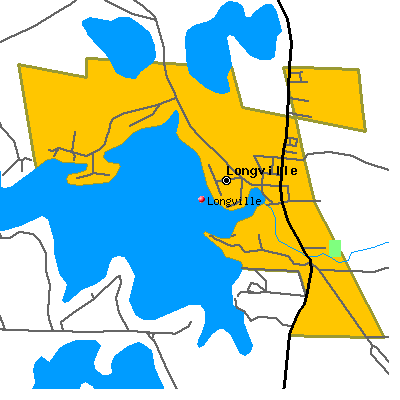 Longville map