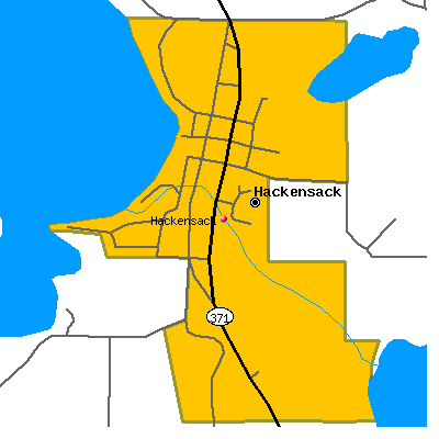 Hackensack map
