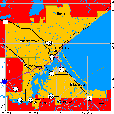 Duluth map