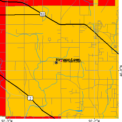 Hermantown map