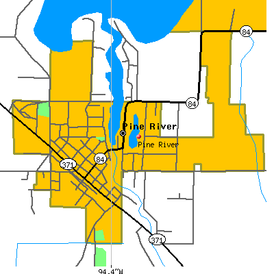 Pine River map
