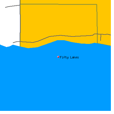 Fifty Lakes map