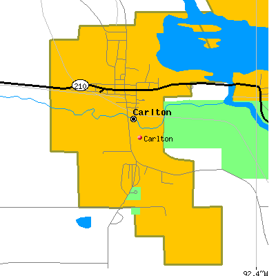 Carlton map