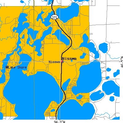 Nisswa map