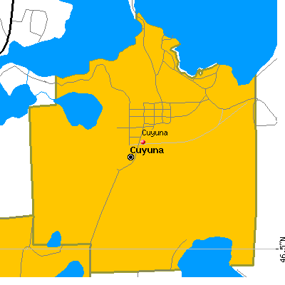 Cuyuna map