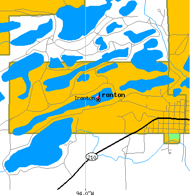 Ironton map