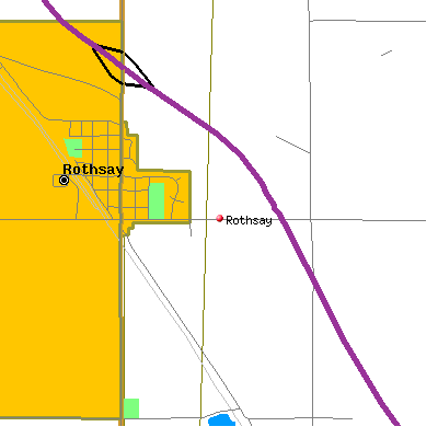 Rothsay map
