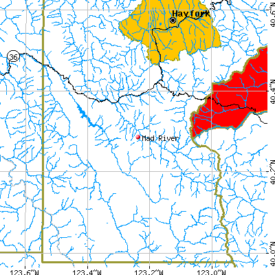 Mad River map