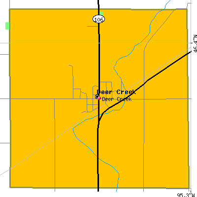 Deer Creek map