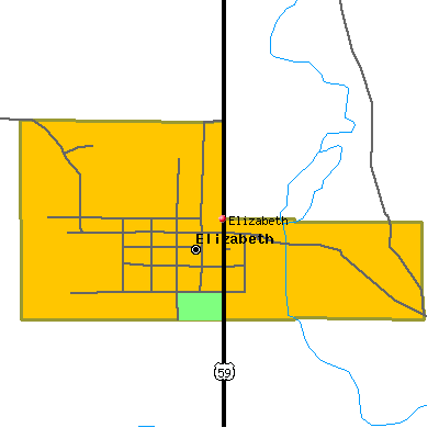 Elizabeth map