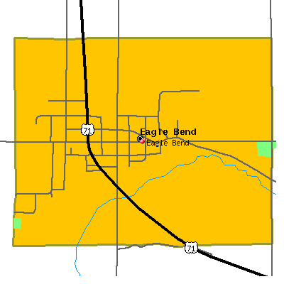 Eagle Bend map
