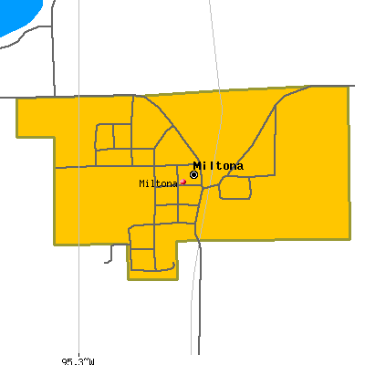 Miltona map